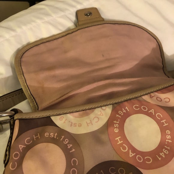 Authentic coach, signature, shoulder bag - Picture 4 of 7